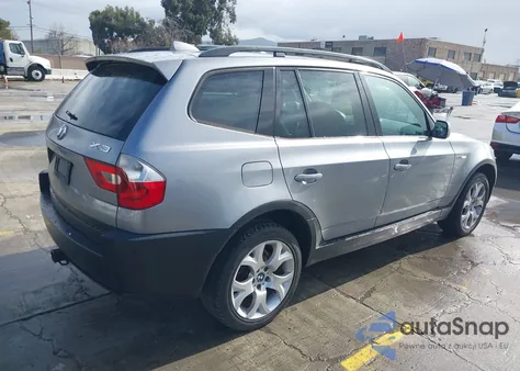 2004 BMW X3 3.0I z USA, uszkodzony, nr VIN WBXPA93404WC34193